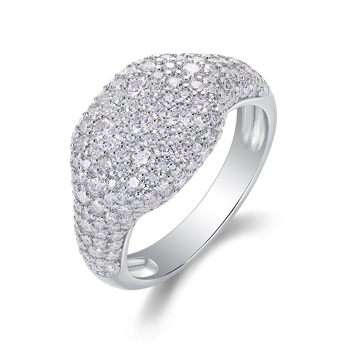 Starry——Moissanite Ring Environmentally friendly diamond ring S925 sterling silver ring