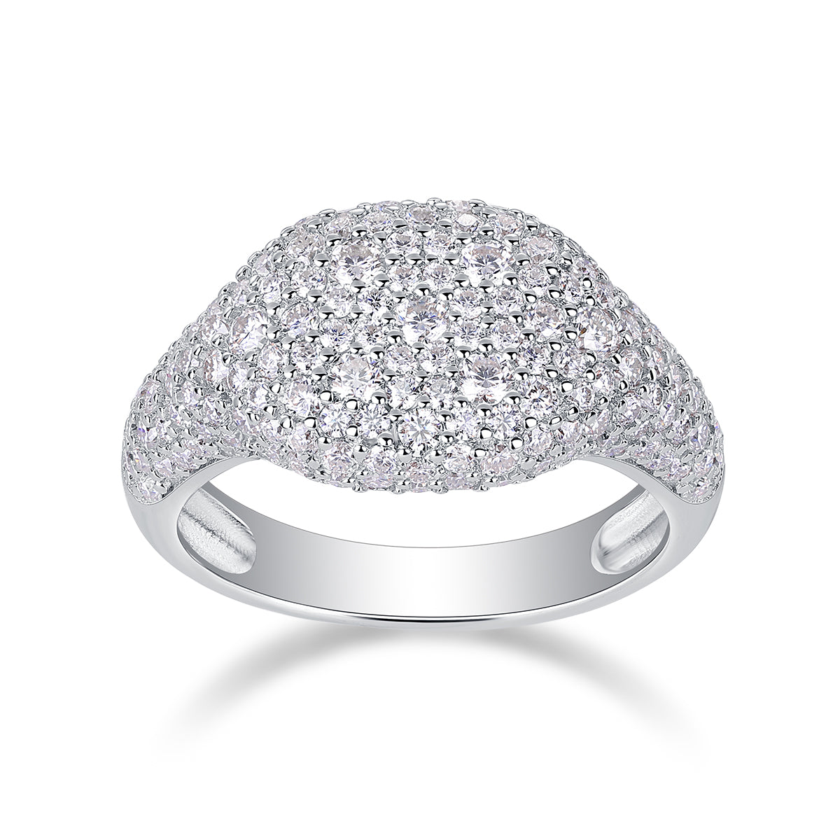 Starry——Moissanite Ring Environmentally friendly diamond ring S925 sterling silver ring