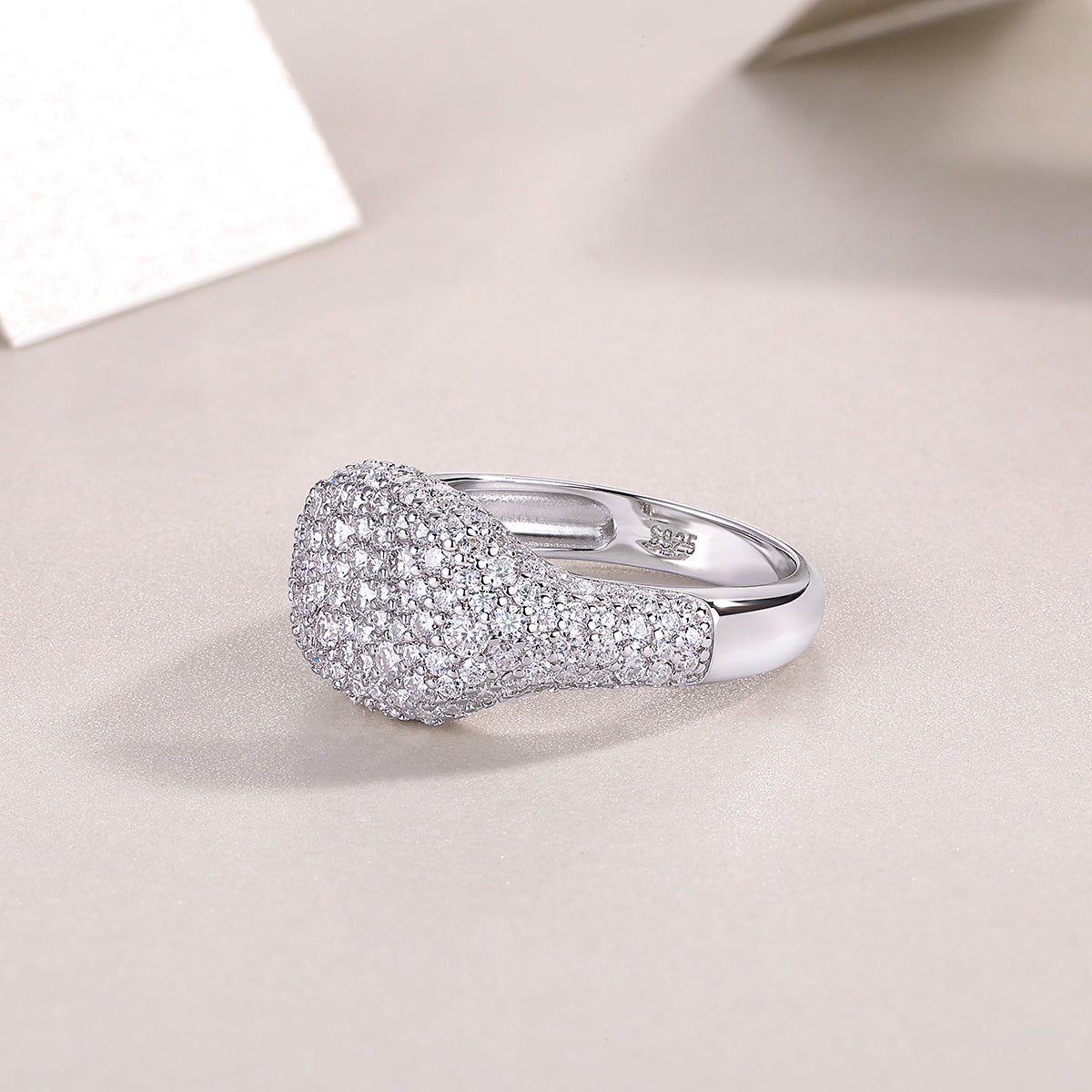 Starry——Moissanite Ring Environmentally friendly diamond ring S925 sterling silver ring