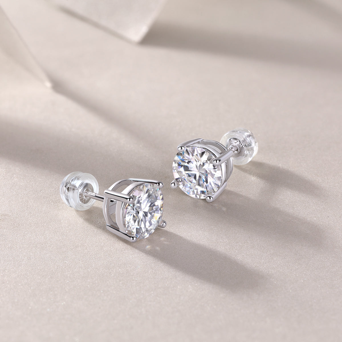 Pure Love Earrings - Inlaid with Moissanite, comparable to natural diamonds, fashionable and luxurious silver earrings