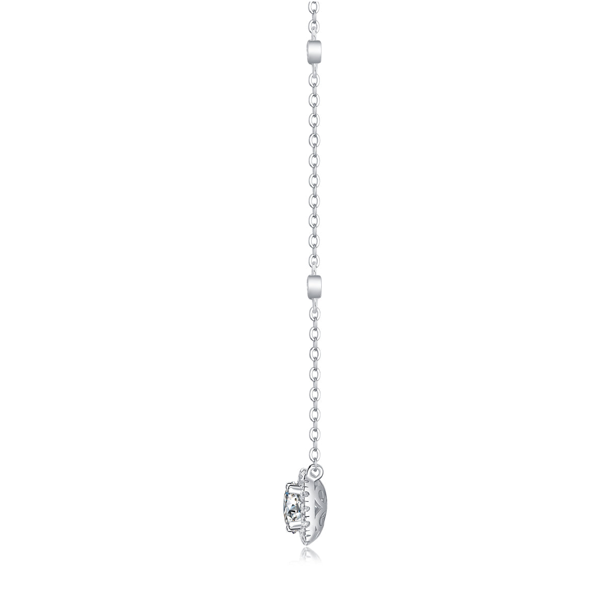 Yuan-Moissanite-inlaid luxury fashion necklace pendant comparable to natural diamonds