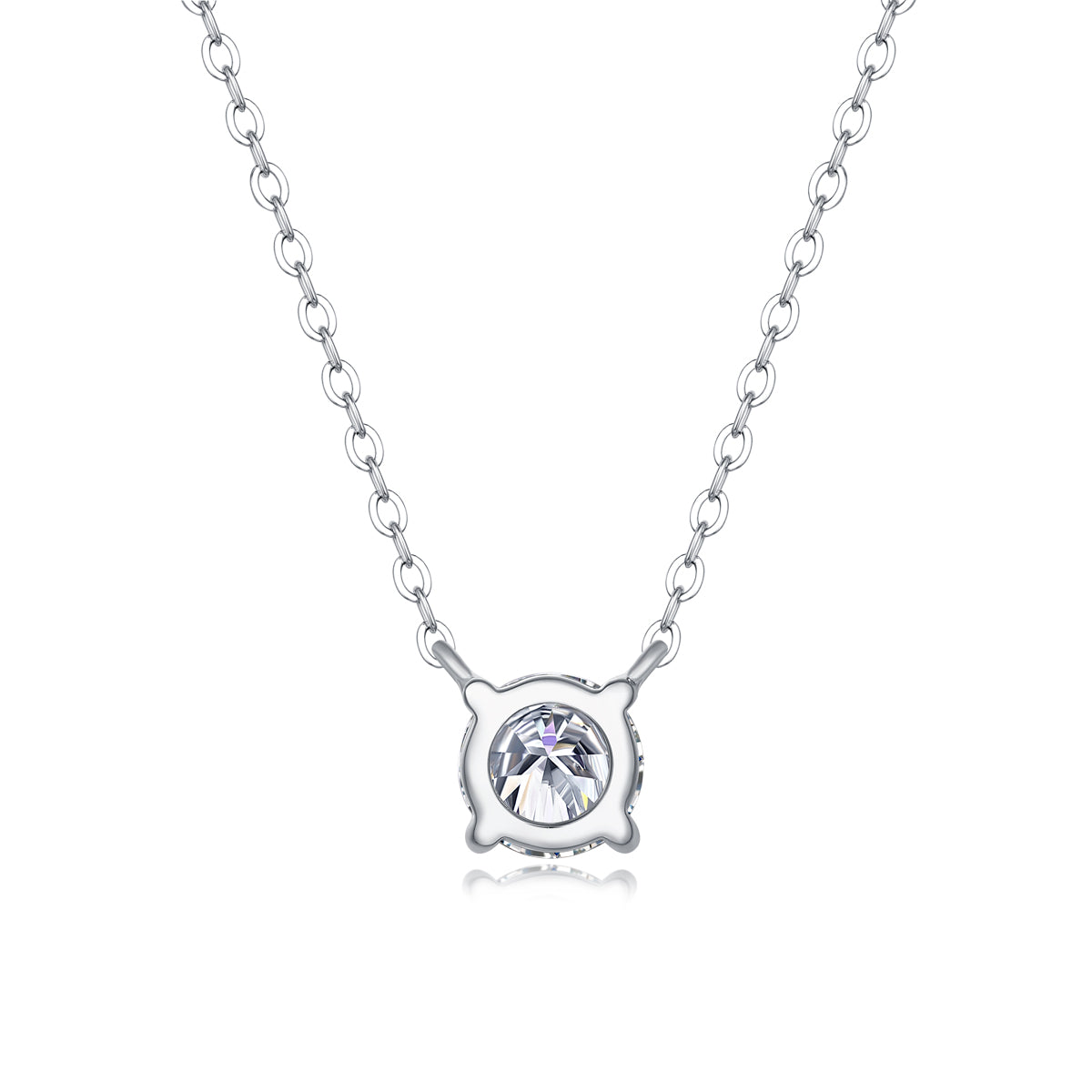 My Heart Will Go On - Luxury and Fashion Necklace Pendant with Moissanite, Comparable to Natural Diamonds