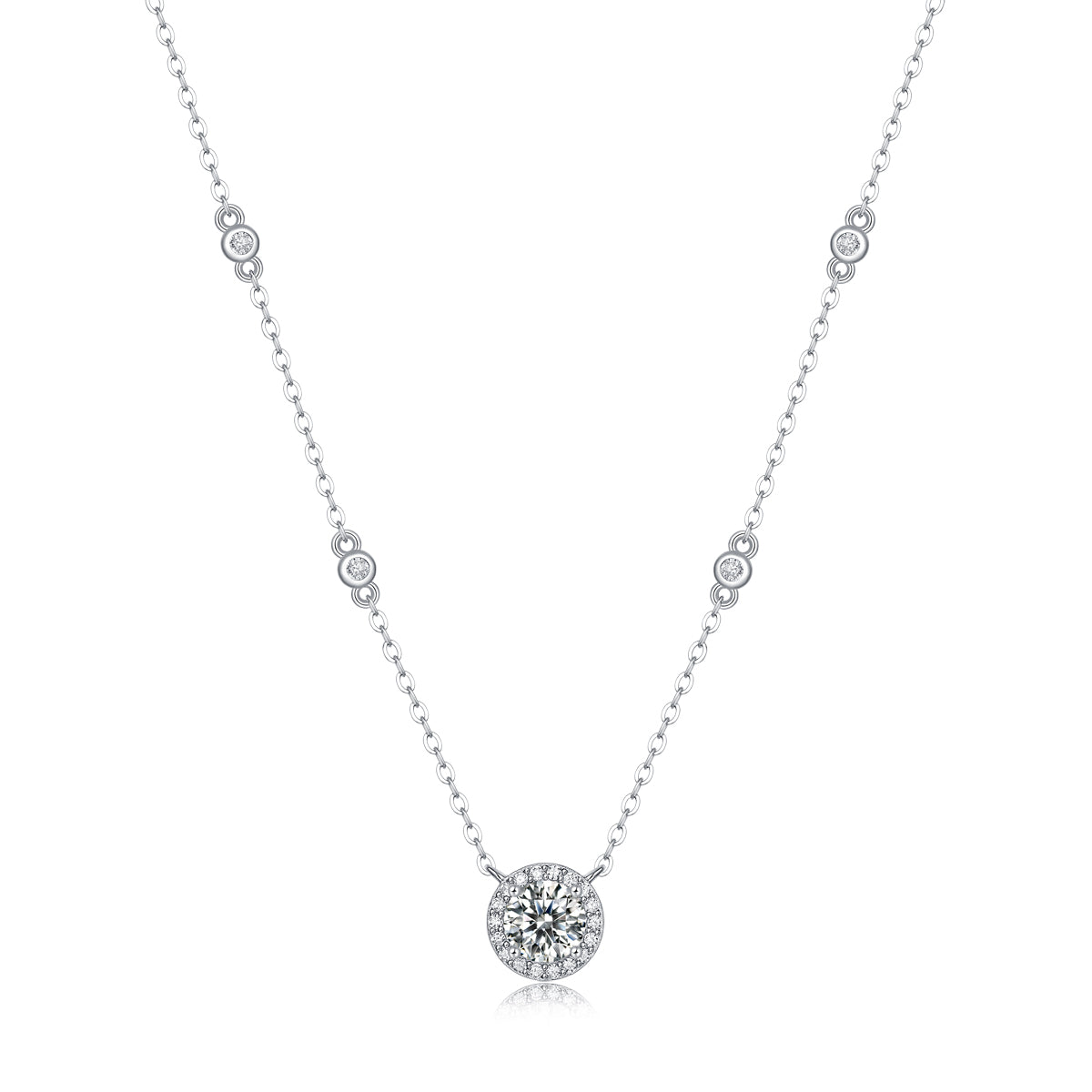 Starlight Necklace-Moissanite-Comparable to Natural Diamond Luxury Fashion Necklace Pendant