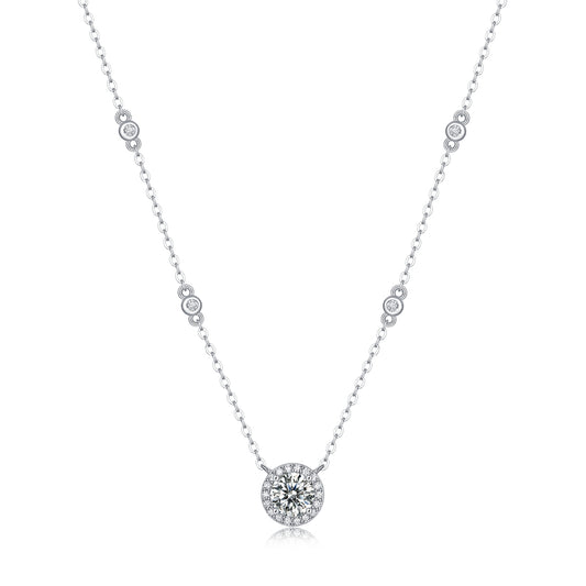 Starlight Necklace-Moissanite-Comparable to Natural Diamond Luxury Fashion Necklace Pendant