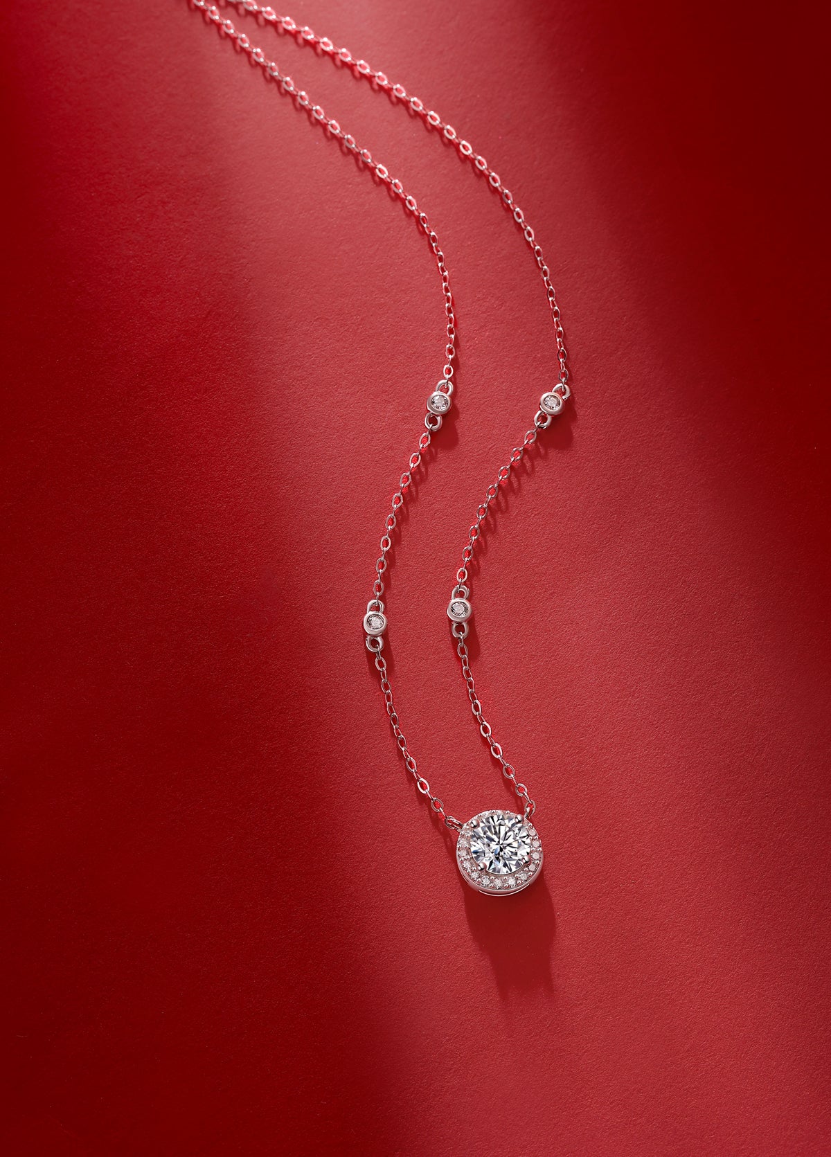 Starlight Necklace-Moissanite-Comparable to Natural Diamond Luxury Fashion Necklace Pendant